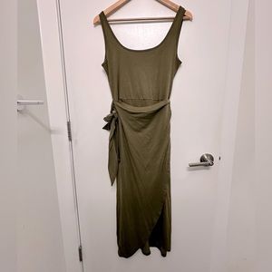 Never worn! Green wrap dress